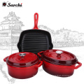 New namel cast iron cookware